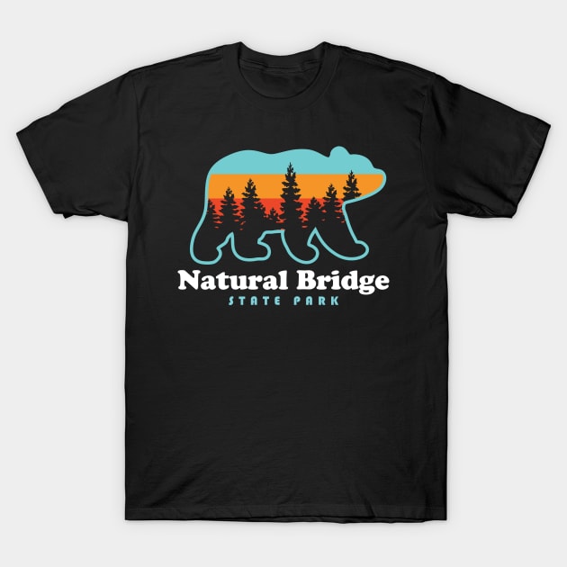 Red River Gorge Kentucky Natural Bridge State Park T-Shirt by PodDesignShop